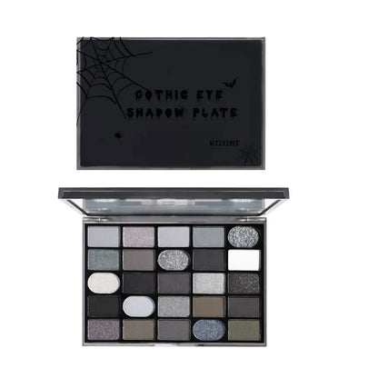Dark Gothic Eye Shadow Palette Pearlescent Matte Fine Sparkle Strobes Punk Profound Three-dimensional Eye Shadow Makeup Cosmetic