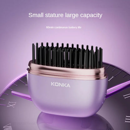 Xiaomi Konka Mini Rechargeable Hair Straightener Wireless Portable Long Endurance Plant Protein Hair Care Straight Hair Comb