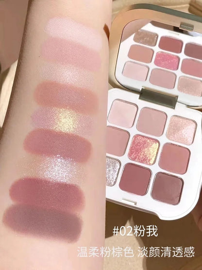 Perfect Diary Raw Gemstone 9 Color Eyeshadow Palette