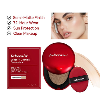 Sunscreen Waterproof Long Lasting Base Cushion Compact Foundations Makeup Bb Cream With Air Cushion Korean Makeup TirFoundation