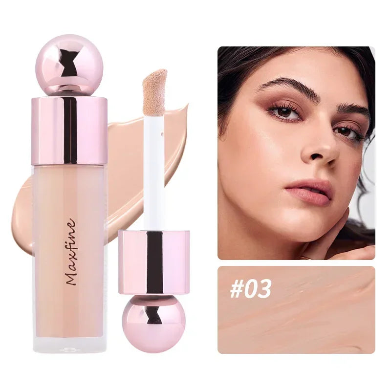 Waterproof Foundation Cream For Dark Skin Full Coverage Oil-Control Liquid Concealer Moisturizing Lasting Base Makeup Products