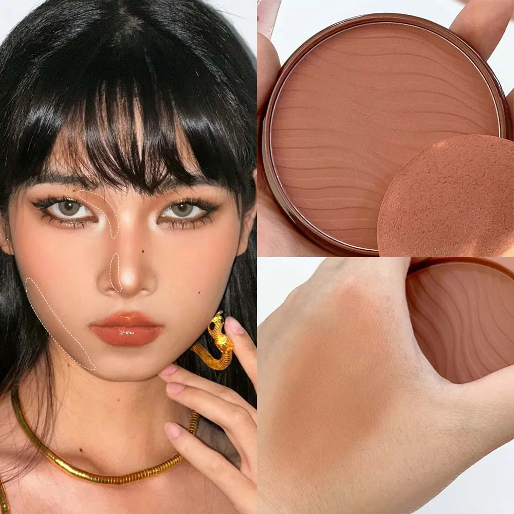 Matte Contouring Palette Multi-Action Long Lasting Natural Stereoscopic 3D Face Shading Powder Contour Eyeshadow Make-up Powder