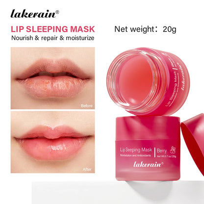 Moisturizing Lip Mask Night Sleeping Lips Care Maintenance Fades Lip Lines Relieves Lip Care Product 20g