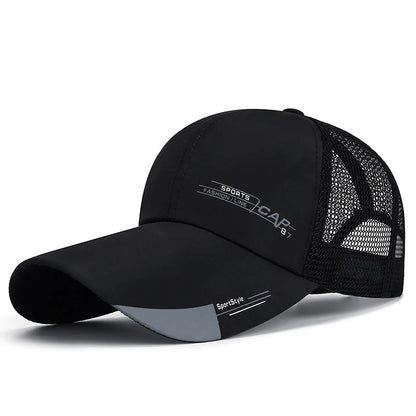 Outdoor Sunscreen Sports Men's Caps Fashion Canvas Unisex Baseball Caps Simple Design Extended Brim Snapback Caps For Men Women
