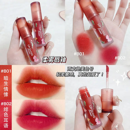 Manshili Crimson Carol Flower Series Gift Box holiday's Day Gift Set Makeup Set Confession Gift Box