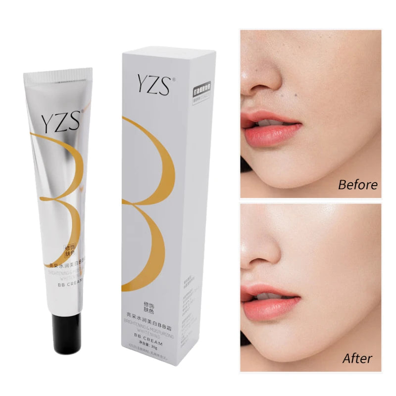 YZS Face BB Cream Makeup Primer Oil-control Base Concealer Eye Contour Spot Dark Circle Correcting Oil-Free Skin Foundation