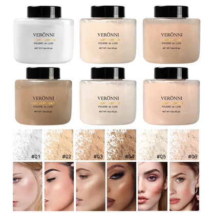 Loose Powder Can Reduce Pores and Fine Lines, With a Long-lasting Matte Effect and Natural Facial Makeup Powder