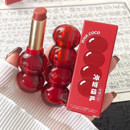 Matte Lipstick Mist Rose Long-Lasting Moisturizing Nude Lipstick Lip Gloss Non-stick Cup Red Sexy Lip Makeup Cosmetic