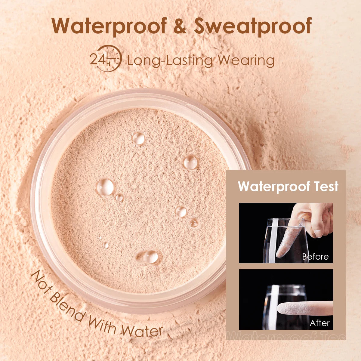 FOCALLURE Face Makeup Set Liquid Foundation Loose Powder Blusher Waterproof Long-lasting Full Coverage Concealer Women Cosmetics