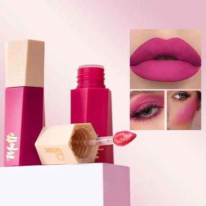 Matte Lip Gloss Long-lasting Waterproof Non-stick Cup Lip Glaze Sexy Waterproof Liquid Lipstick Lip Makeup.