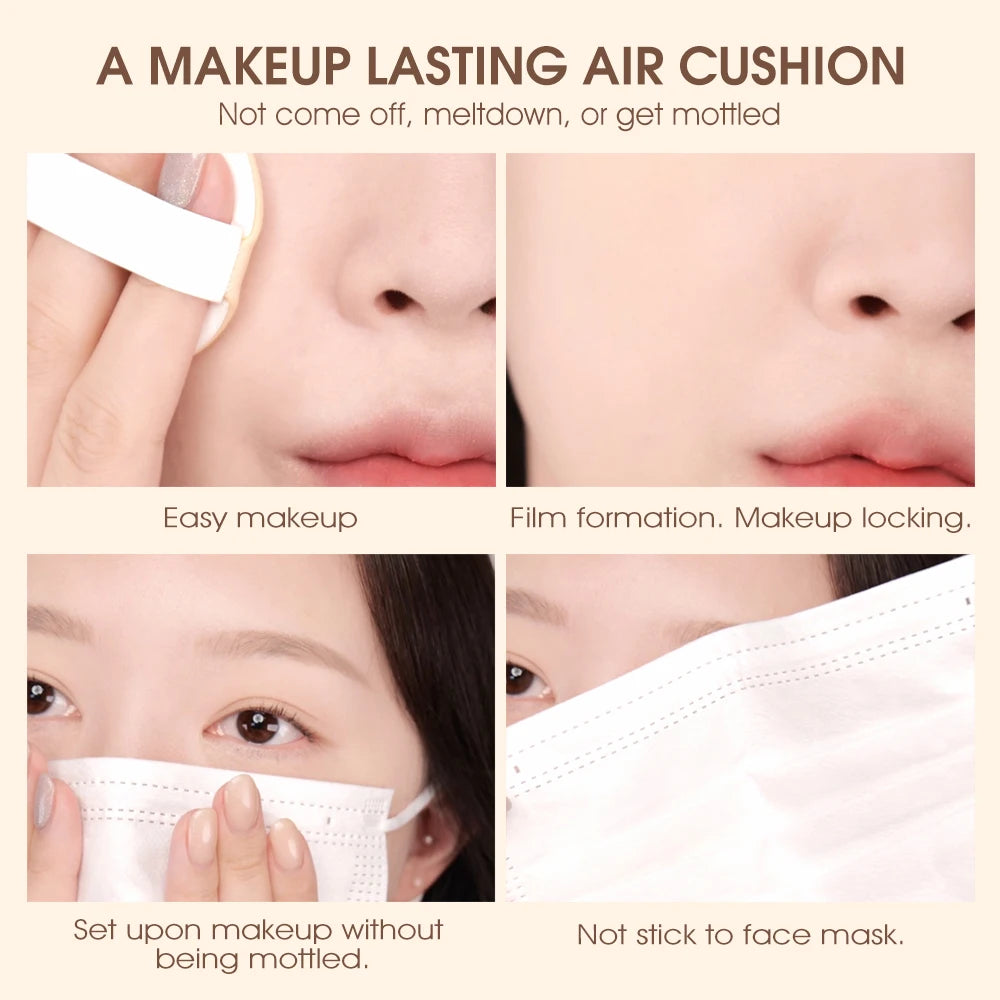 O.TWO.O Air Cushion BB Cream Colors Fuller Coverage Waterproof Long-lasting Concealer Cushion Compact Face Makeup