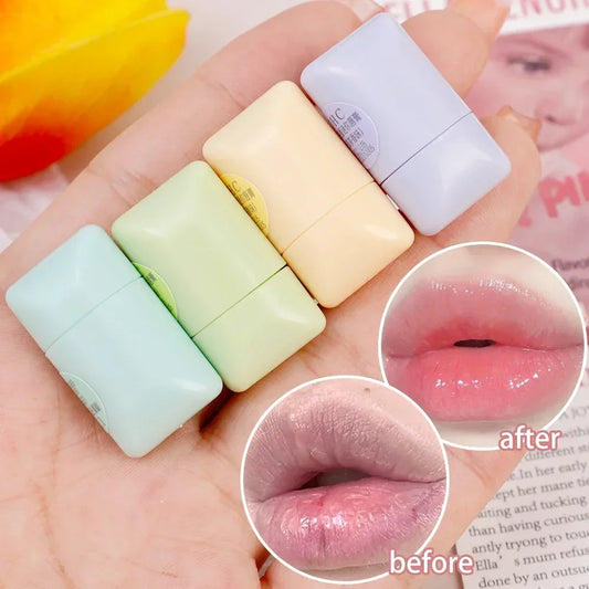 Mini Tea Lip Balm Moisturizing Anti-dry Easy To Carry Lipstick Lasting Nourishment Cute Lip Gloss Daily Care Lip Balm 2pcs/set