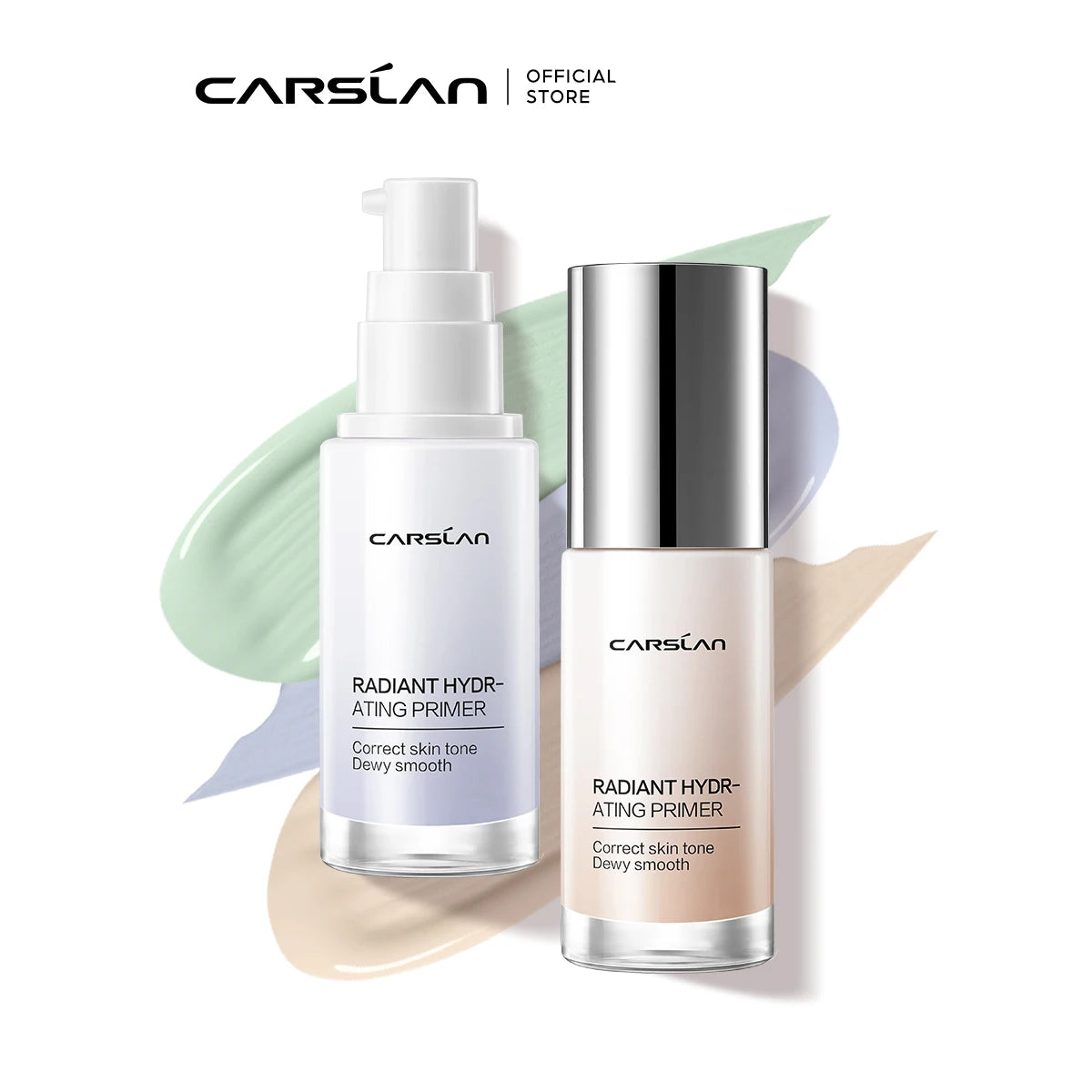 CARSLAN Radiant Hydrating Face Primer Mosituriser Smoothing Brighten Improve Dullness Foundation Primer Base Makeup