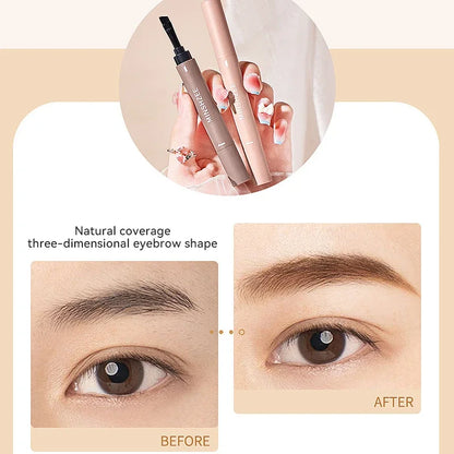 Fast Easy Coloring Eyebrow Pen Long Term Eyebrow Dye Cream Waterproof Sweatproof Non Dizzy Smooth Durable Drying Multifunctional