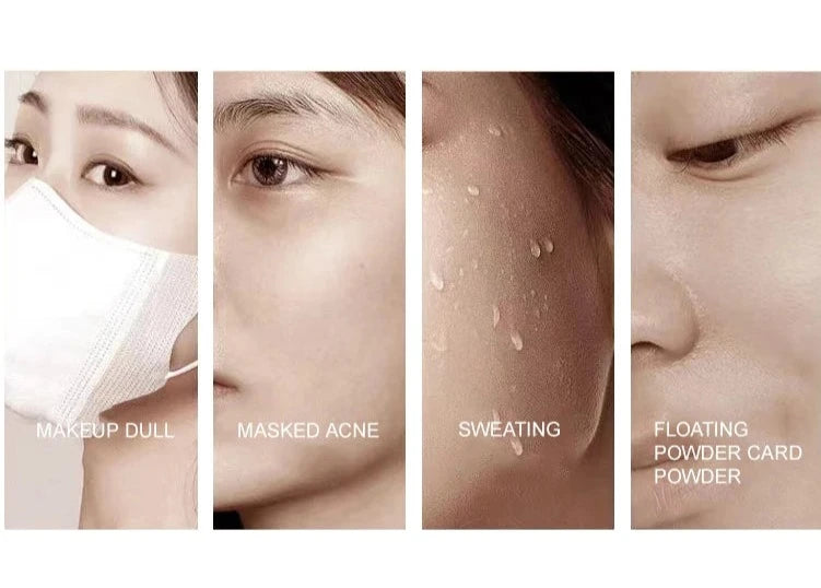 OCHEAL Whitening CC Air Cushion BB Cream Liquid Foundation Cream for Makeup Concealer Cushion for Face Make Up Cushion Compact