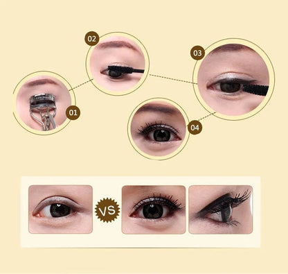 COLOSSAL New Brand Eyelash Mascara Makeup Kit Long Lasting Natural Curling Thick Lengthening 3D Mascara Waterproof