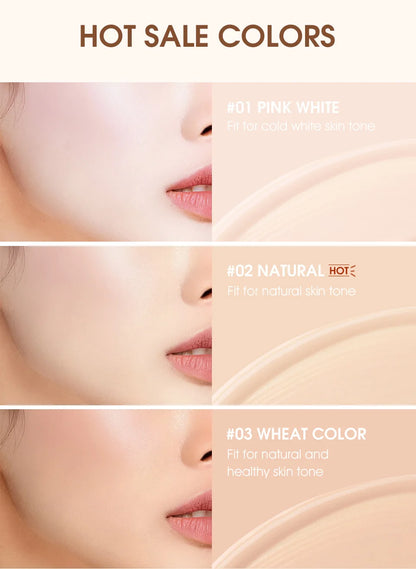 O.TWO.O Air Cushion BB Cream Colors Fuller Coverage Waterproof Long-lasting Concealer Cushion Compact Face Makeup