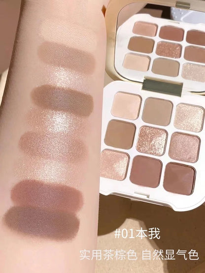 Perfect Diary Raw Gemstone 9 Color Eyeshadow Palette