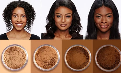 Pudaier 8color Makeup Loose Setting Powder Matte Mineral Concealer Finishing Bronzer Contour For Black Dark Skin makeup free ship