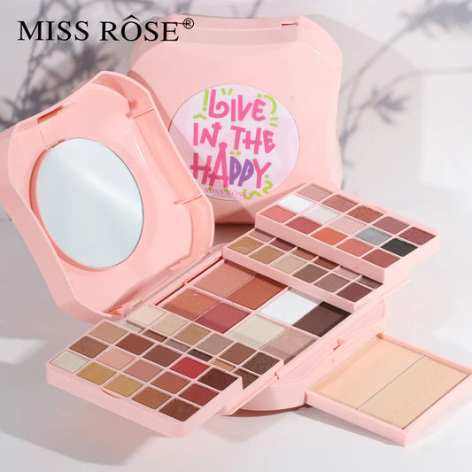 Pro All in One Makeup Gift Kit Set Box Full Women Waterproof Eye shadow Palette Make Up Eye Shadow Blush Bronzer Contour Brush