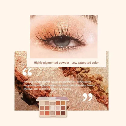 15 Colors Eyeshadow Palette Matte Glitter Eye Shadow Pallet Shiny Long Lasting EyeShadow Eyes Make Up Palette Cosmetics.