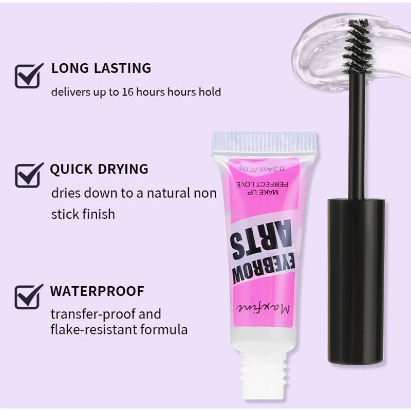 Waterproof Mascara Eye Shadows Long-lasting Fixed Eyebrow Quick-dry Hose Transparent Eye Black Korean Makeup Products