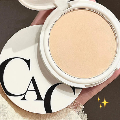 CACE Face Setting Powder Cushion Compact Powder Oil-Control  Matte Colors  Smooth Finish Concealer Makeup Pressed Powder