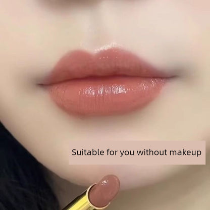 Non-Fading Non-Stick Cup Lipstick Genuine Flagship Waterproof Plain Yellow Skin Moisturizing Cinnamon Raincoat Lip Glaze Light Makeup Lasting