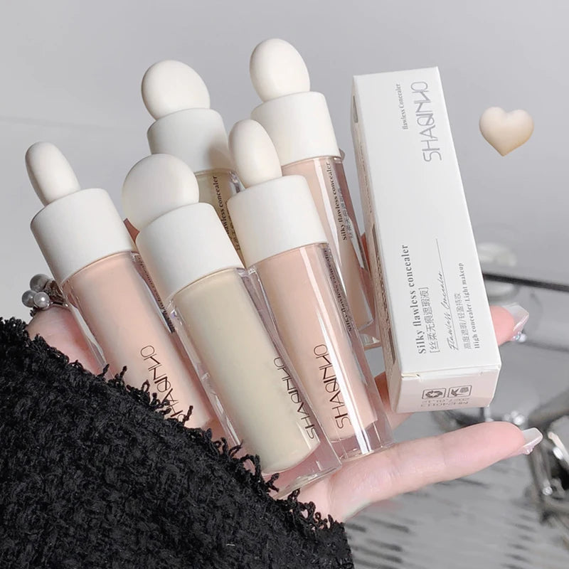 Moisturizing Liquid Contouring Concealer Cream Makeup Waterproof Lasting Cover Acne Dark Circles Foundation Face Korean Cosmetic