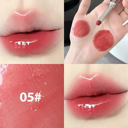 Moisturizing lipstick, mirror lip glaze, clear hold, non-stick lip gloss