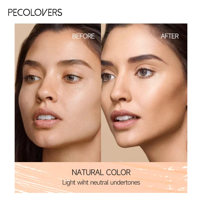 PECOLOVERS Hot Face Foundation Concealer Pen Long Lasting Dark Circles Corrector Contour Concealers Stick Cosmetic Makeup