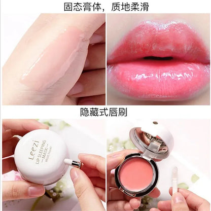 Rose Essential Oil Lip Mask Repair Lip Color Fade Lip Liner Moisturizing Hydrating Anti-drying