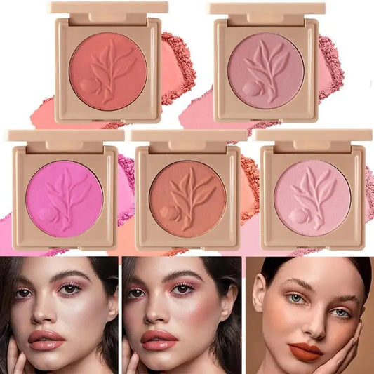 Face Blush Palette Makeup Multi-color Pearl Cheek Blush Powder Matte Brighten Face Makeup