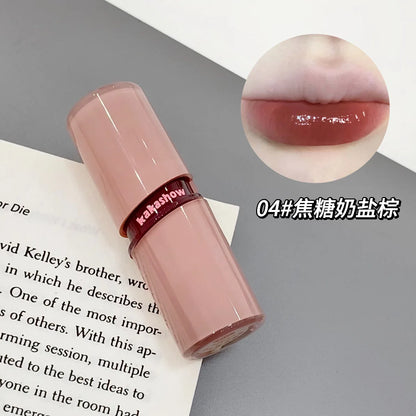 KaKaShow Watery Sweet Lip Gloss Moisturizing Mirror Pout Lipstick Longlasting Non-sticky Clear Gloss Pseudo-plain Female Makeups