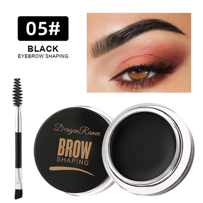 Matte Eyeliner Eyebrow Cream Gel Waterproof Long Lasting Contouring Brown Black Brow Cream Wild Eyebrows Cream Concealer