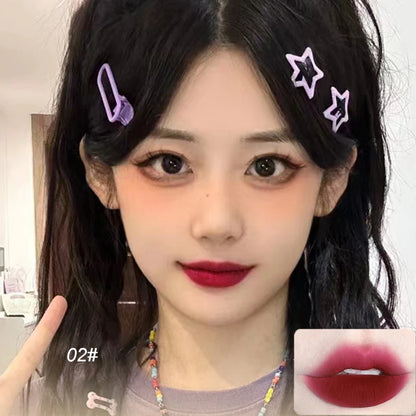 PINKCOCO Moisturizing Velvet Matte Lipstick Waterproof Long Lasting Not Easy To Fade Sexy Red Lip Tint Nude Lipstick Cosmetics