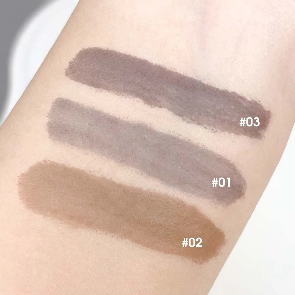Peel Off Dye Eyebrow Gel Set Semi-Permanent Lasting Eyebrow Tattoo Tint Waterproof Tearing Off Brow Cream with Brow Cards Brush
