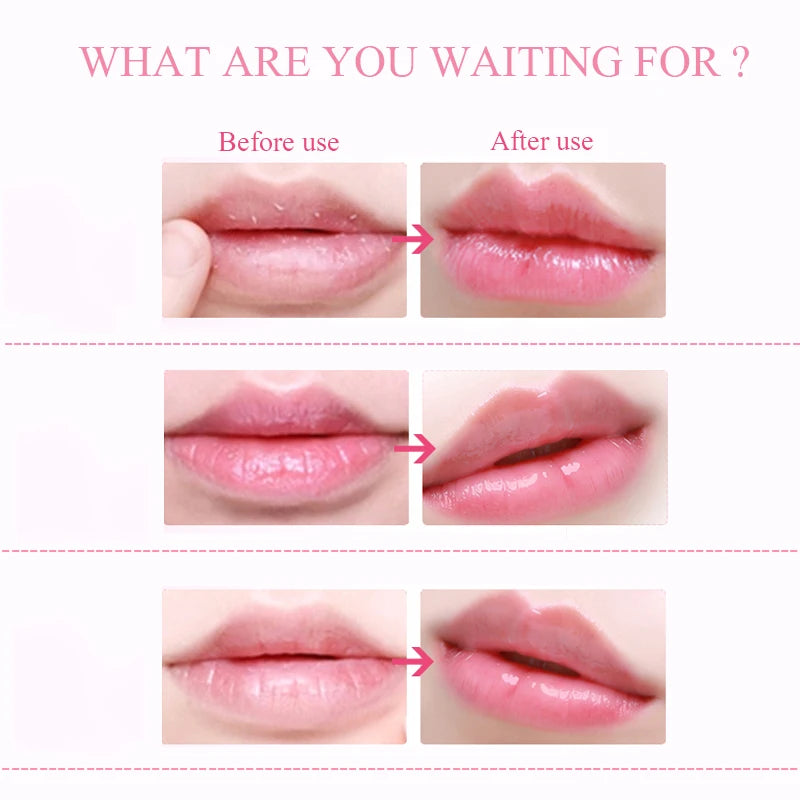 Crystal Collagen Lip Mask Lips Plumper Pink Lip Patches Moisturizing Lips Masks Korean Cosmetics Skin Care for Beauty 20pcs