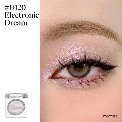 JOOCYEE Eyeshadow Single Long-lasting Natural Easy to blend High-pigmented Diamond shimmering Eyeshadow Black Blue