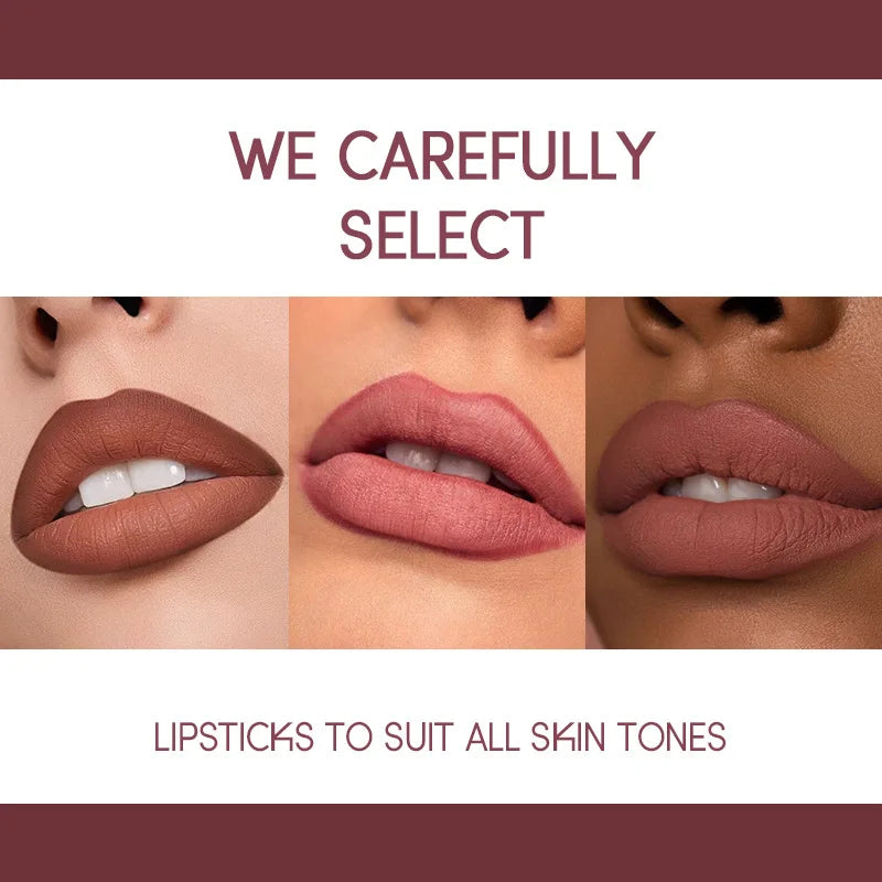 LIPSTICH 2 In 1 Matte Lipstick&lip Liner Set  Lip Pencil High Pigmented Waterproof Long Lasting Lip Stick Lips Makeup