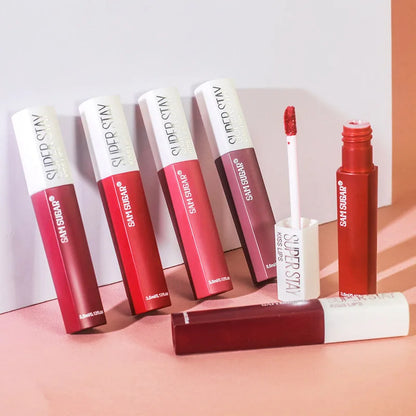 Matte Lipstick Set Lip Gloss Sets 6 PCS Non Stick Cup Stain Makeup Beauty For Women Waterproof Long Lasting Cosmetics
