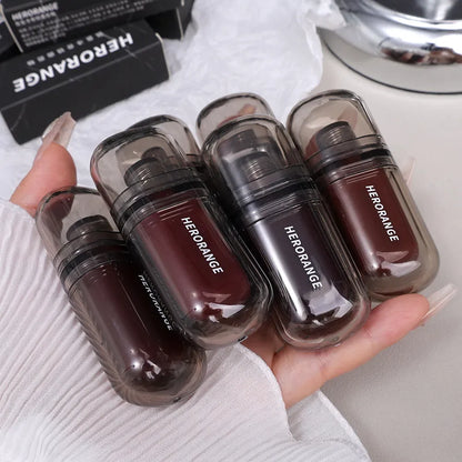 Jelly Moisturizing Liquid Lipstick 6 Color Waterproof Lasting Non-stick Cup Water Glossy Lip Glaze Women Make Up Beauty Cosmetic