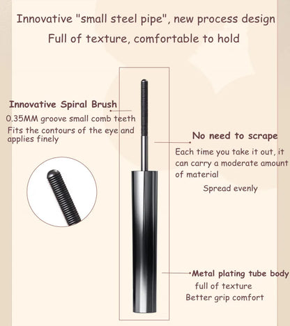 Judydoll Lashes Mascara Waterproof Silk Fiber Mascara Black Long Curling Eyelash Extensions Sexy Eyes Makeup Cosmetics