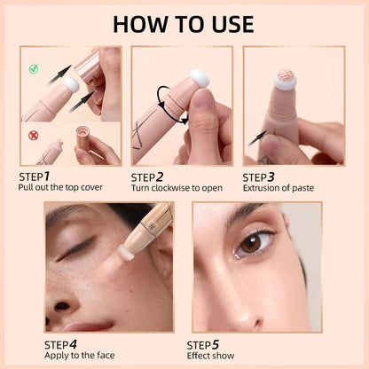 Concealer Foundation For Face Liquid Pie Makeup Primer Cosmetic women Dark Circles Makeup Corrector Modify Skin Tone Waterproof