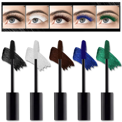 Mascara Eyelashes Lengthening Mascara 4D Silk Fiber Waterproof Curling Mascara Black Eyelashes Extension Make Up Cosmetics