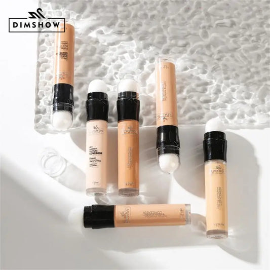 DIMSHOW Blush Mud Velvet Matte Blusher Face Pigment Lasting Beauty Natural Rouge Cream Tint Orange Peach Blusher Cosmetics 2 In 1 Facial Concealing Stick Concealer Foundation Stick Double-headed Concealer Stick Brightening Contour Cosmetic With Brush