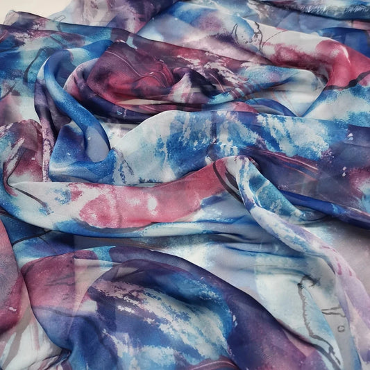 Uuyol Dress Dancing Fabric Flowing 30D Silk Costume Material DIY Stage Cosplay