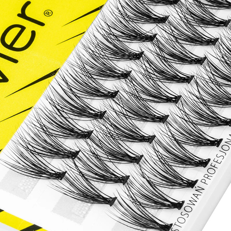 Clavier DU2O-ITS 20D Eyelash Makeup Individual Lashes Cluster Natural  Extensions False Eyelashes Double The Volume