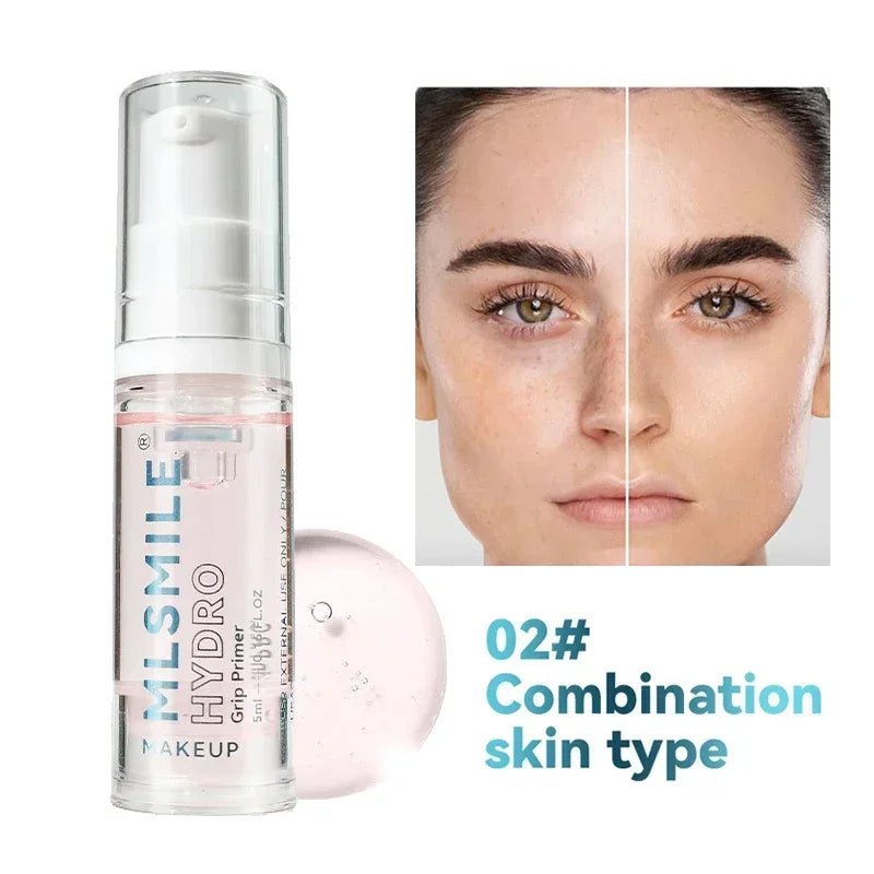 Hydrating Face Primer Makeup Gel Isolation Moisturizing Brightening Invisible Pore Gel-based Facial Makeup Transparent Cream 5ml