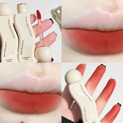 Cream velvet lip glaze matte does not fade long-lasting low saturation day touch lip glaze lip mud lipstick